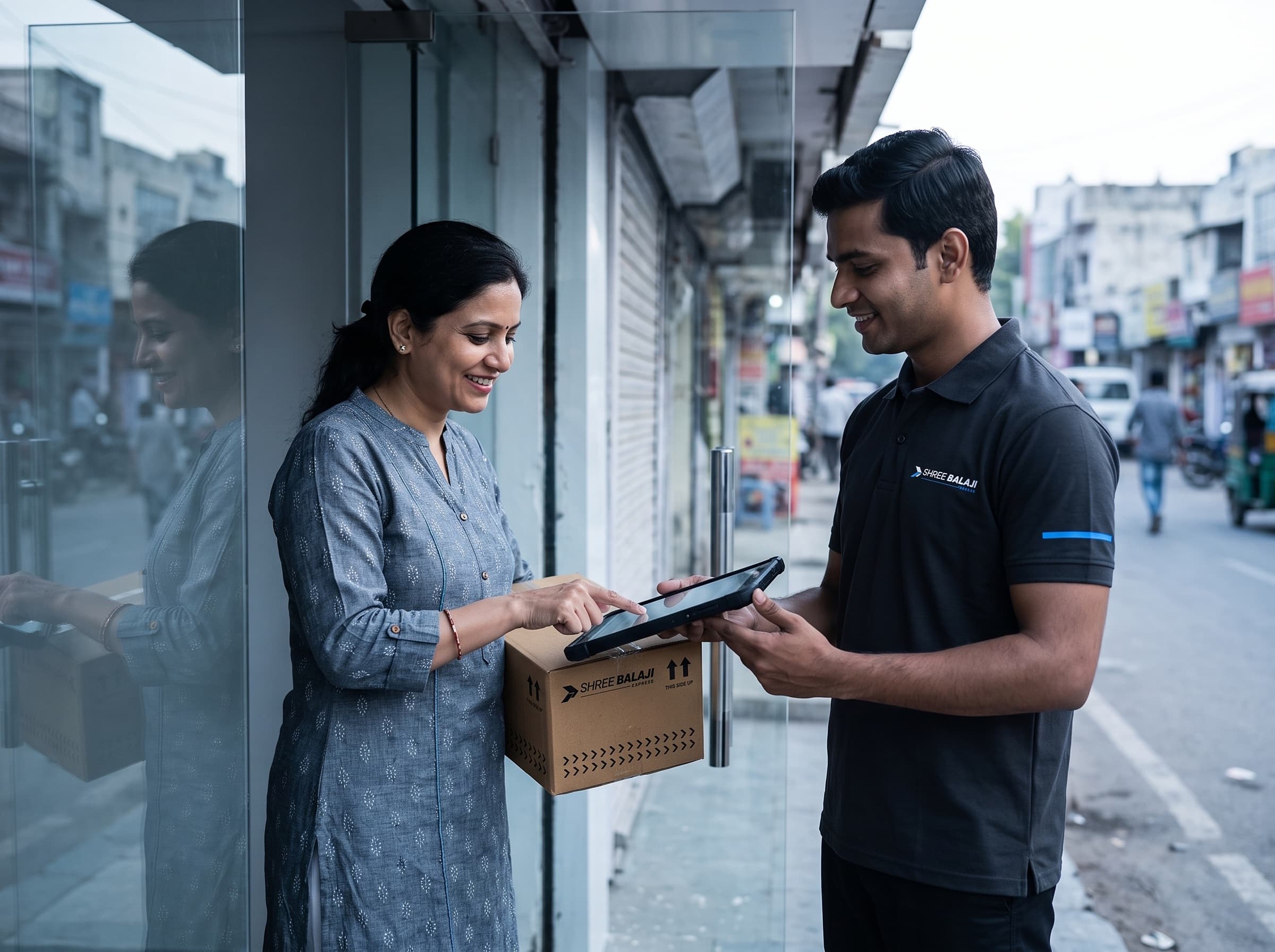 Door-to-door delivery
