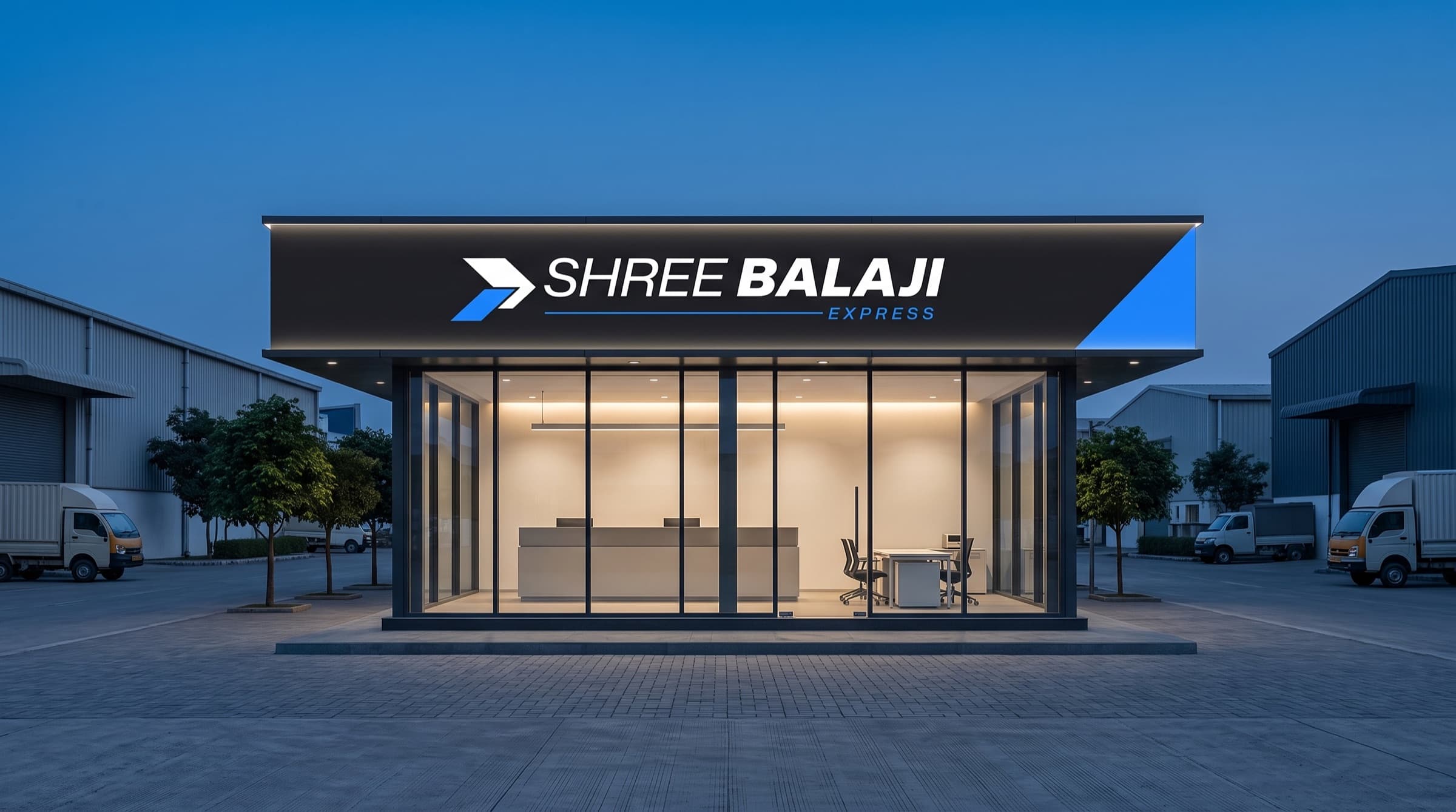 Shree Balaji Express head office in TTC Industrial Area, Mahape, Navi Mumbai